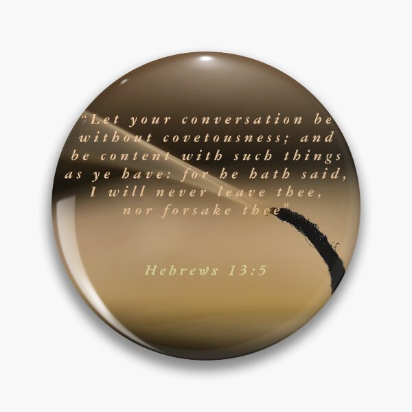 Item preview, Hebrews 13:5 designed and sold by My Photo Shop.