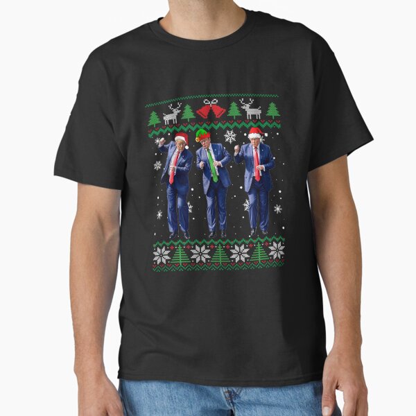 Item preview, Funny Trump Dance Xmas President 47 USA Christmas Ugly For Fan, Political Gift designed and sold by wendywildartt.