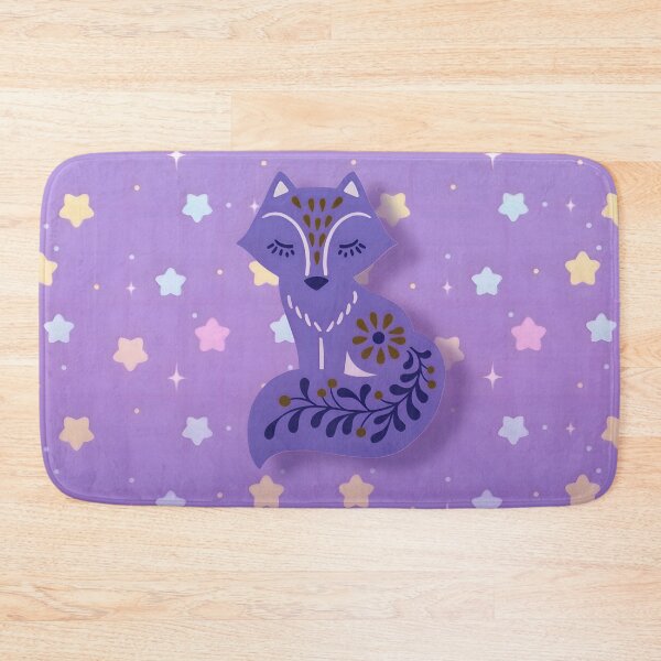 Item preview, Purple fox designed and sold by clarazen.