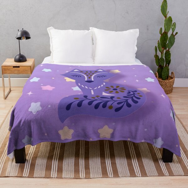 Item preview, Purple fox designed and sold by clarazen.