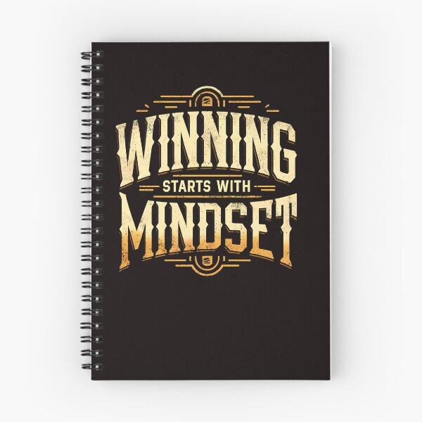 Item preview, Motivational Quote, Winning Starts with Mindset designed and sold by Logiamerch.