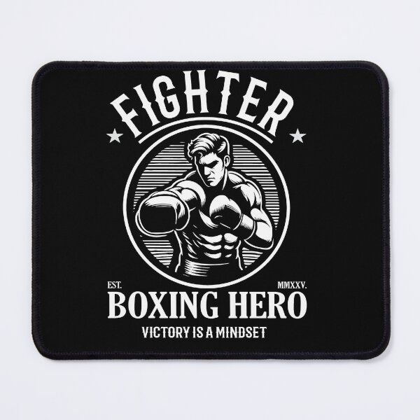 Item preview, Boxing Hero - Fighter Design with the saying: Victory is a Mindset designed and sold by RetroMaritalArt.