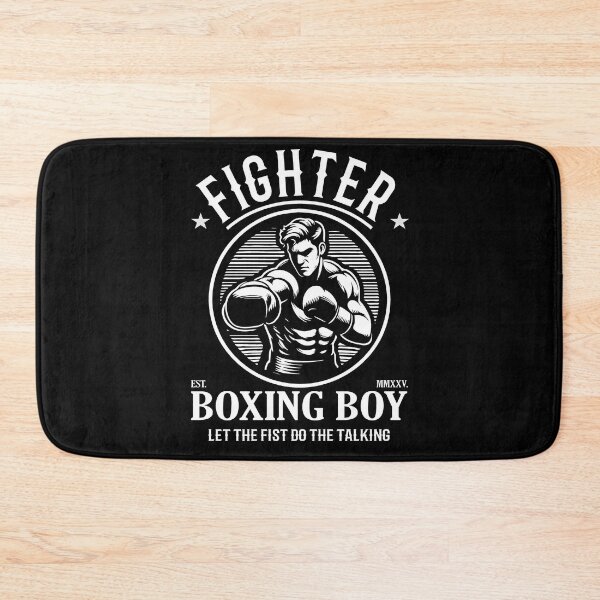 Item preview, Boxing Boy - Fighter Design with the saying: Let the Fist Do the Talking designed and sold by RetroMaritalArt.