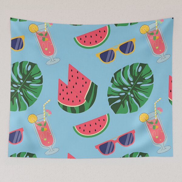 Item preview, Summer seamless pattern designed and sold by Haji  Kamora.