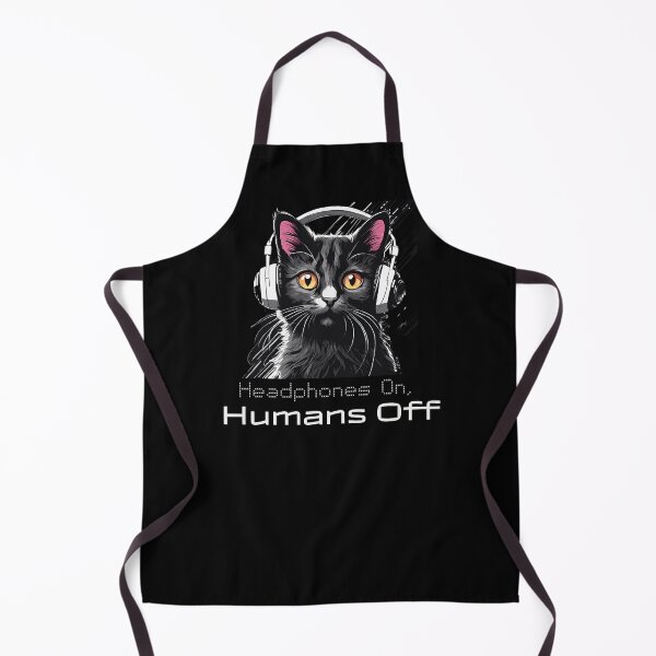Item preview, Introvert Cat, Headphones On, Humans Off designed and sold by ToxiCool.