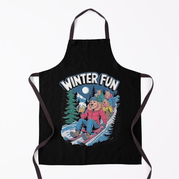 Item preview, Winter Fun with Cozy Forest Adventures-Funny Dogs Lovers designed and sold by love3617.