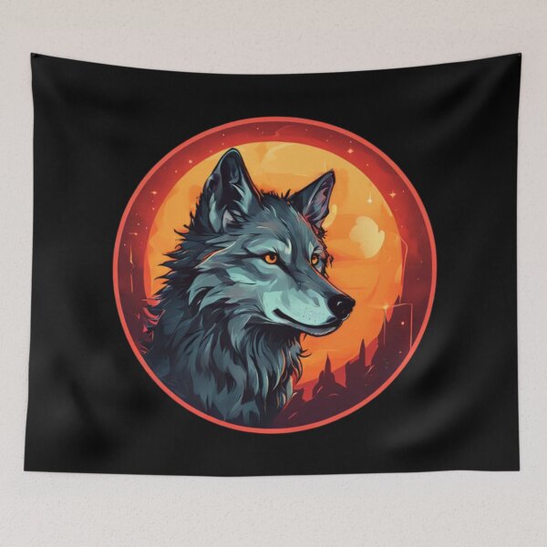 Item preview, Wolf Art designed and sold by Planetporridge.