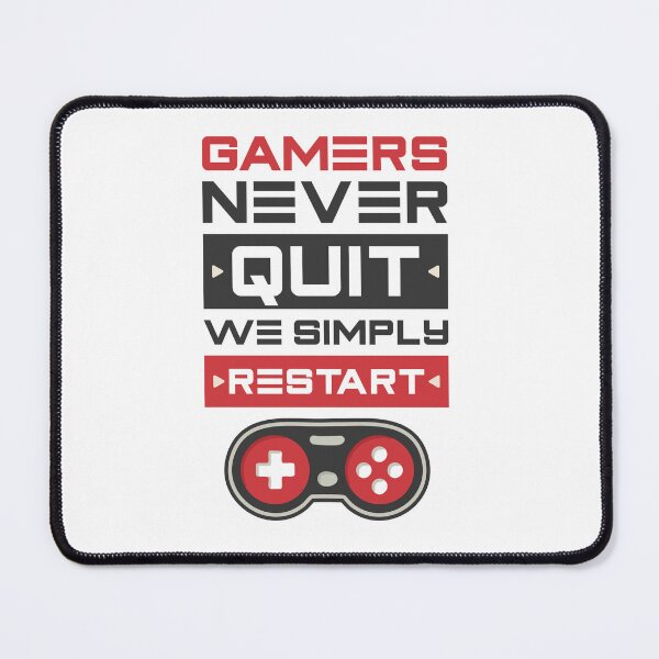 Item preview, Gamers Never Quit designed and sold by RabalDesigns.