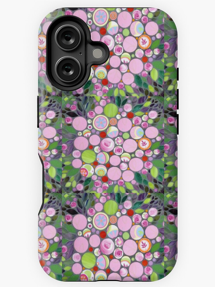 Thumbnail 1 von 4, iPhone-Hülle, Kreise in Pink designt und verkauft von Scherbenzauber.