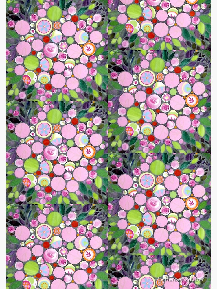 Thumbnail 3 von 3, Notizbuch, Kreise in Pink designt und verkauft von Scherbenzauber.