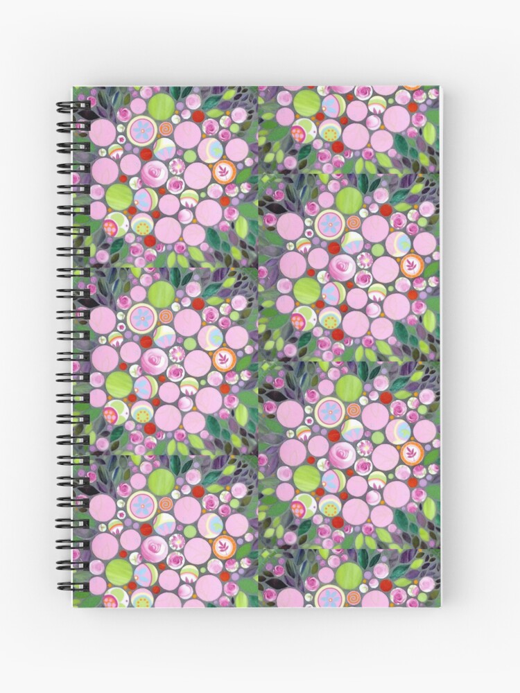 Thumbnail 1 von 3, Notizbuch, Kreise in Pink designt und verkauft von Scherbenzauber.