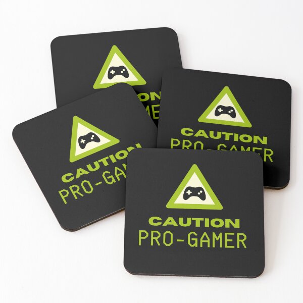 Item preview, Caution Pro Gamer - Gaming Warning Sign Design - black designed and sold by danfreeze.