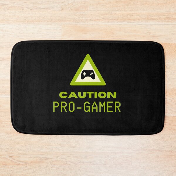 Item preview, Caution Pro Gamer - Gaming Warning Sign Design - black designed and sold by danfreeze.
