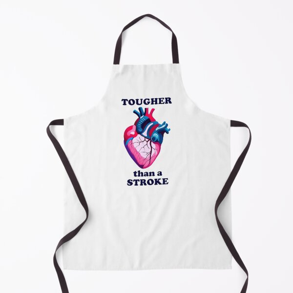 Item preview, tougher than a stroke with an anatomy heart illustration designed and sold by EmeraldeaArt.