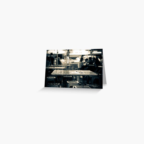 Sudden rain in Gurnley Drive Greeting Card