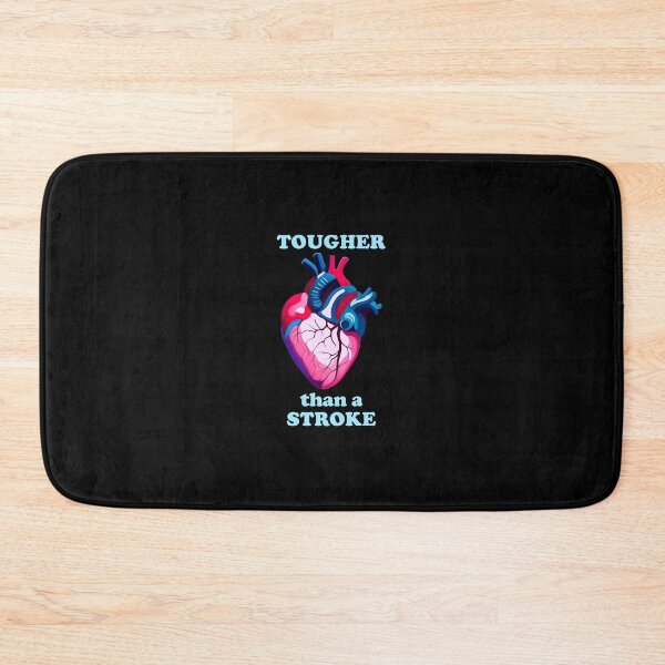 Item preview, tougher than a stroke with an anatomy heart illustration - light version designed and sold by EmeraldeaArt.