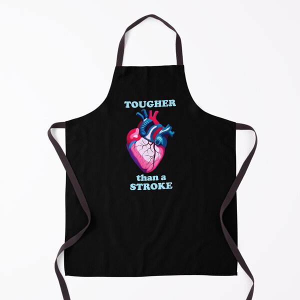 Item preview, tougher than a stroke with an anatomy heart illustration - light version designed and sold by EmeraldeaArt.