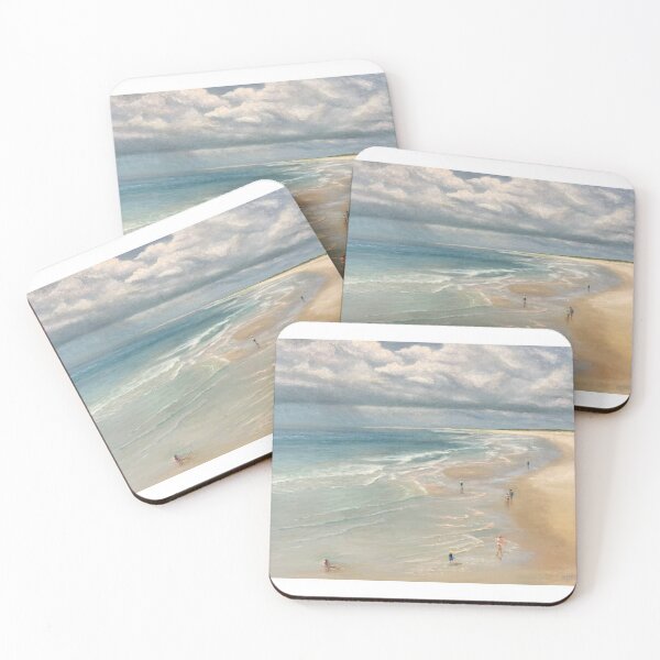 Item preview, Day at the Beach with a Storm in the Distance designed and sold by momjtheartist.