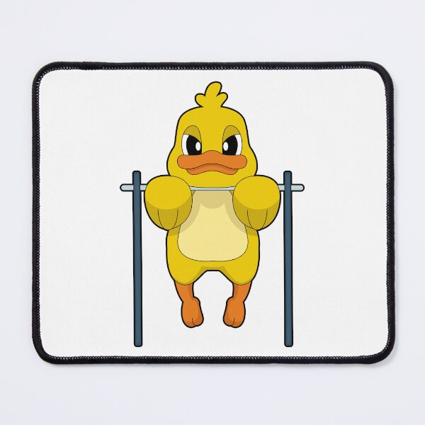 Item preview, Duck Bodybuilder Pull ups Bodybuilding designed and sold by Snabdesign84.