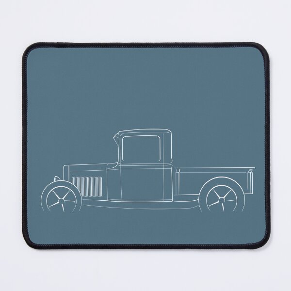 Item preview, 1930 Ford Model A Pickup - profile stencil, white designed and sold by mal-photography.