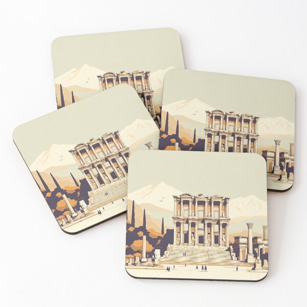 Item preview, Temple of Artemis at Ephesus Minimalism Art Style designed and sold by artofuniverse.