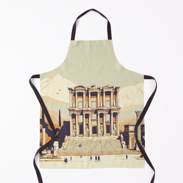 Item preview, Temple of Artemis at Ephesus Minimalism Art Style designed and sold by artofuniverse.