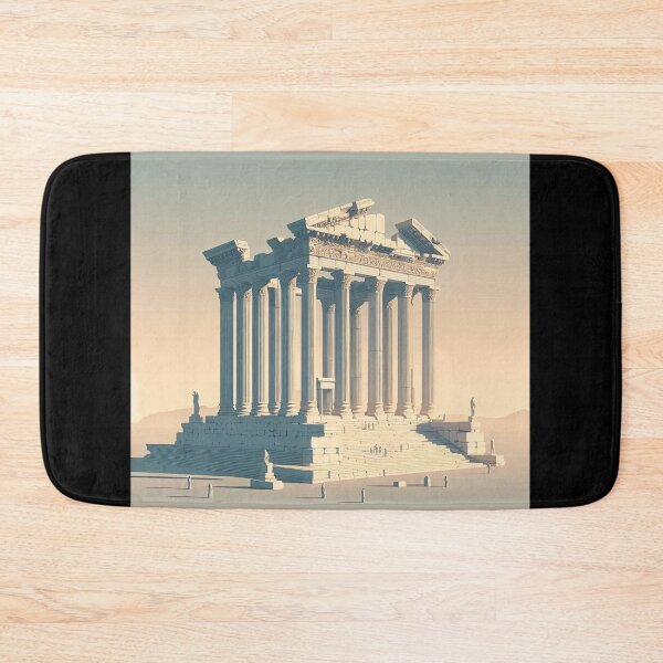Item preview, Temple of Artemis at Ephesus Minimalism Art Style designed and sold by artofuniverse.
