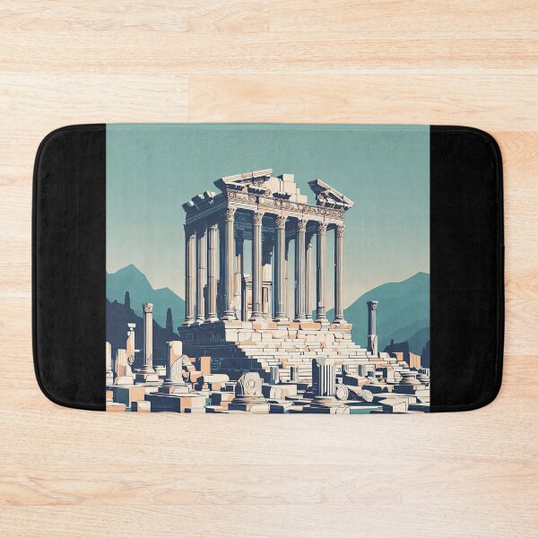Item preview, Temple of Artemis at Ephesus Minimalism Art Style designed and sold by artofuniverse.