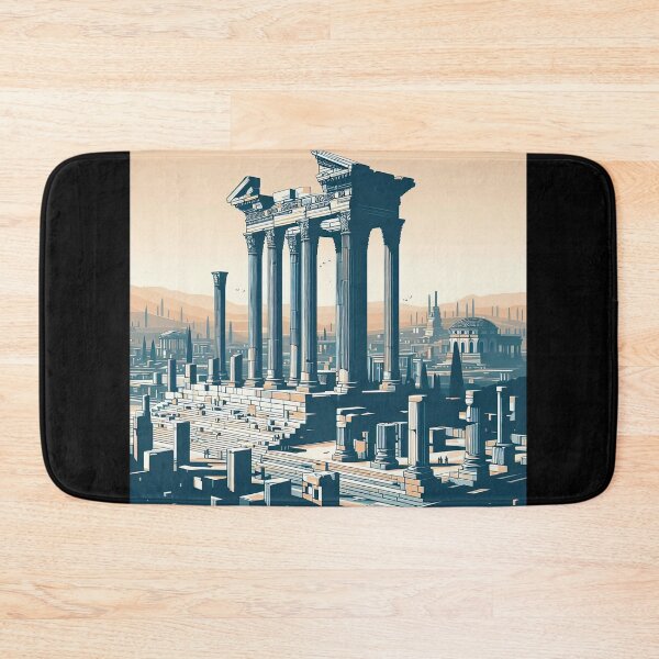 Item preview, Temple of Artemis at Ephesus Minimalism Art Style designed and sold by artofuniverse.