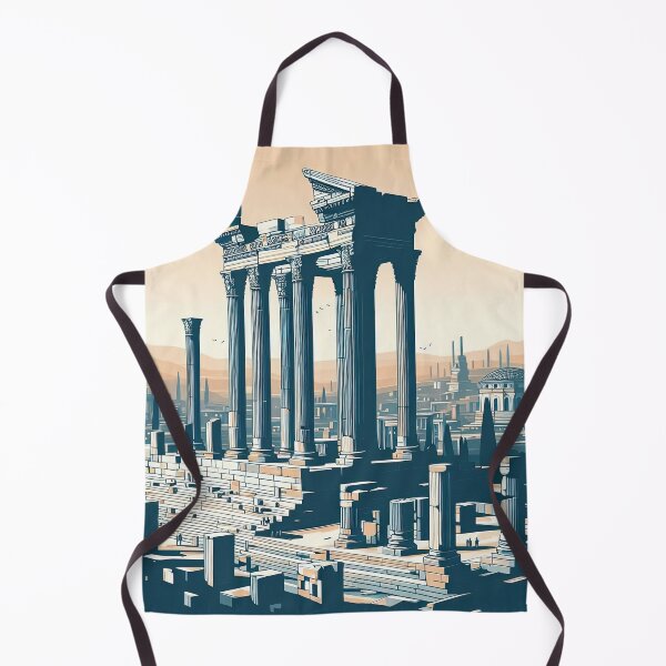 Item preview, Temple of Artemis at Ephesus Minimalism Art Style designed and sold by artofuniverse.