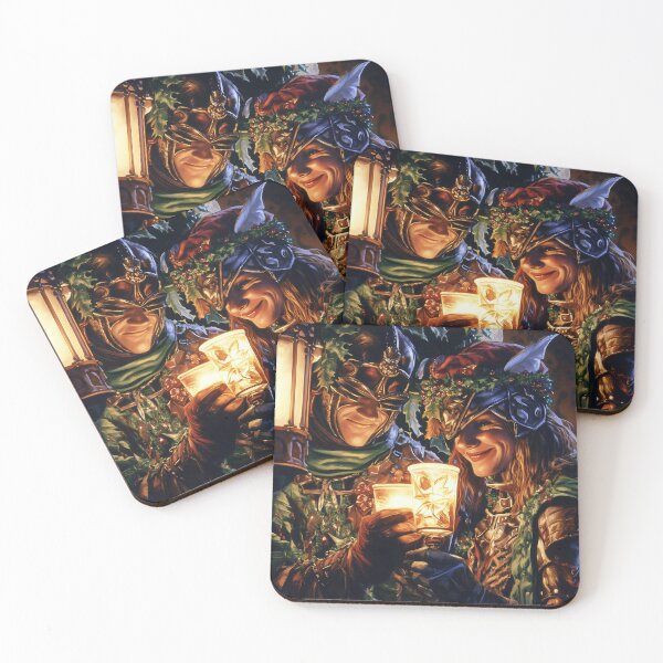 Item preview, Knight Lovers Toasting for Christmas designed and sold by LonesomeKnight.