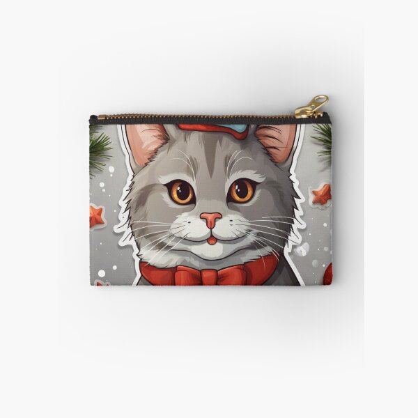 Item preview, Snowy Whiskers: un retrato navideño perfecto designed and sold by SANTOSHIRTS.