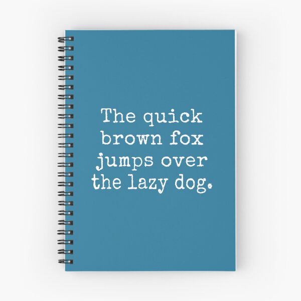 Item preview, The Quick Brown Fox Jumps Over The Lazy Dog designed and sold by Jeallan Designs.