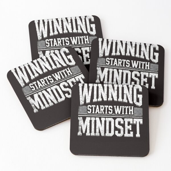 Item preview, Motivational Quote, Winning Starts with Mindset designed and sold by Logiamerch.