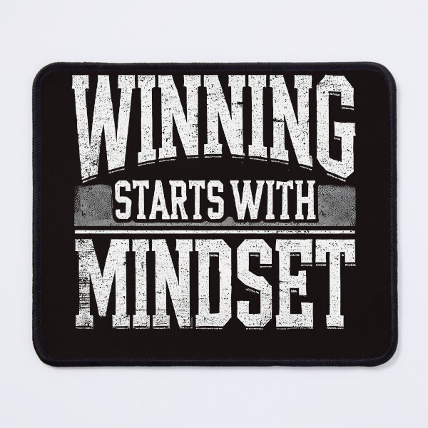 Item preview, Motivational Quote, Winning Starts with Mindset designed and sold by Logiamerch.