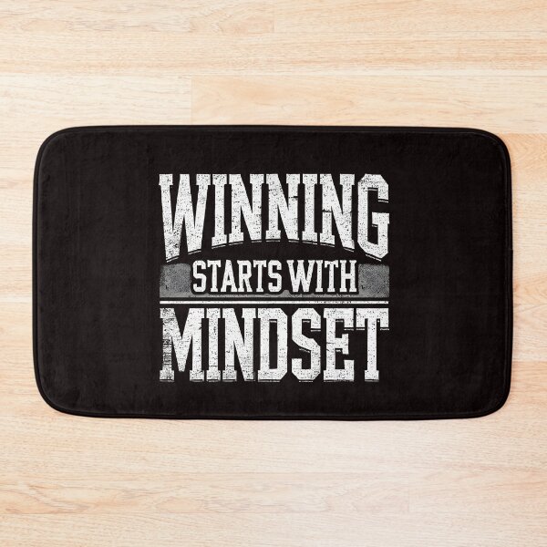 Item preview, Motivational Quote, Winning Starts with Mindset designed and sold by Logiamerch.