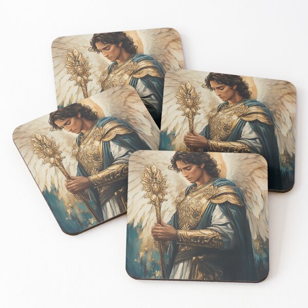 Item preview, Saint Raphael the Archangel designed and sold by SparkofKindness.