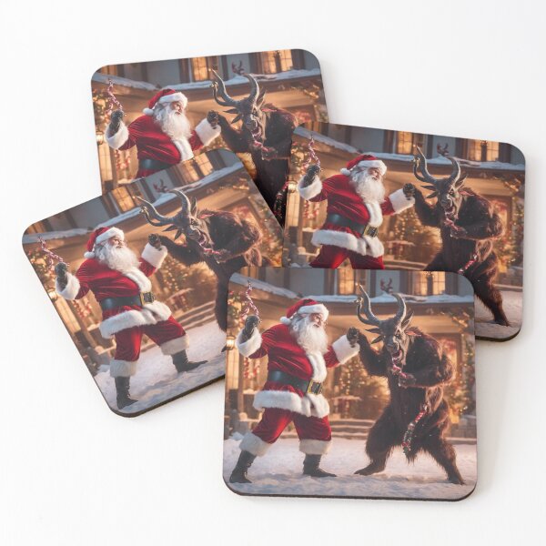 Item preview, Krampus vs Santa designed and sold by Golden Morning.