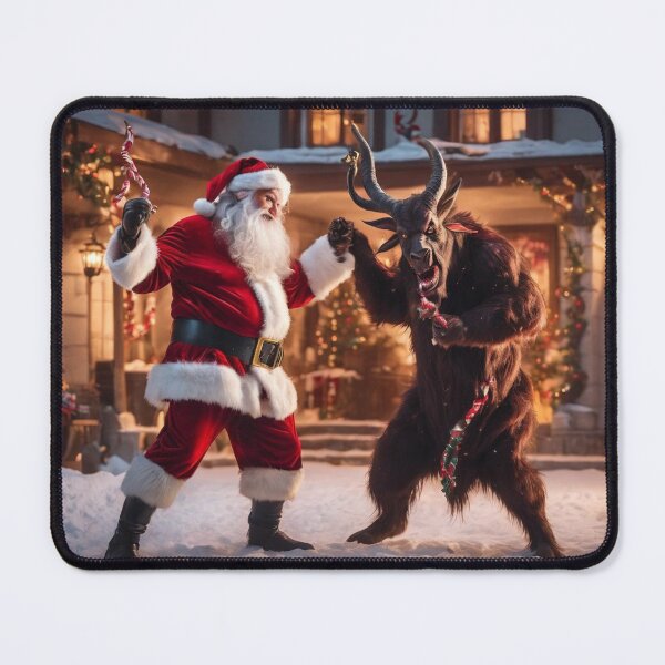 Item preview, Krampus vs Santa designed and sold by Golden Morning.