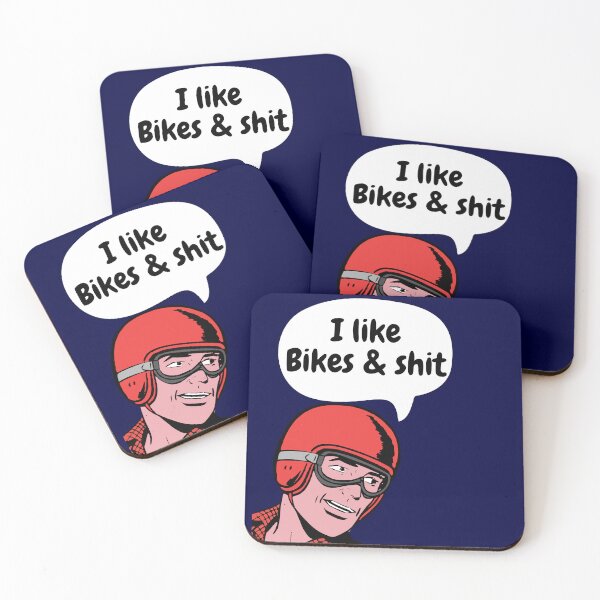 Item preview, I like Bikes & shit designed and sold by Recollections.