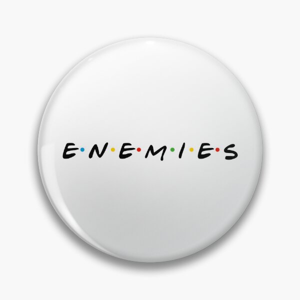 Item preview, Enemies in the Friends Font designed and sold by PuzzlingStuff.