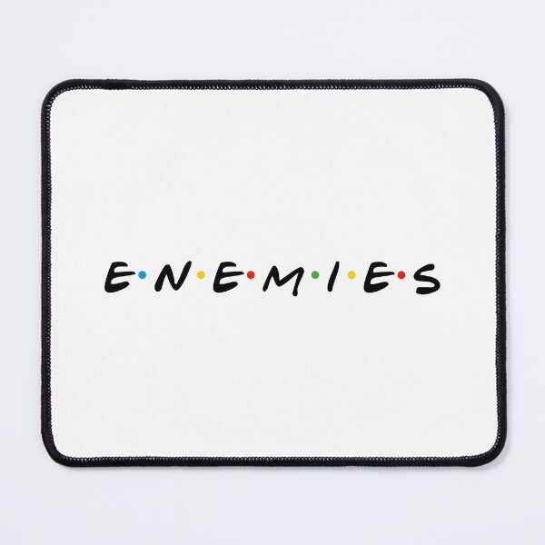 Item preview, Enemies in the Friends Font designed and sold by PuzzlingStuff.