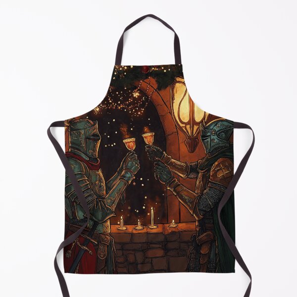 Item preview, Two Knights Toasting for Christmas designed and sold by LonesomeKnight.