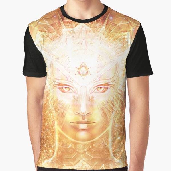 Item preview, Archangel Metatron - Beautiful Golden Angel Artwork featuring Archangel Metatron Intuitive Painting designed and sold by Jezhawk.
