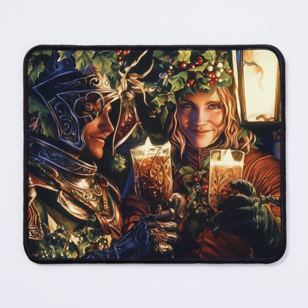 Item preview, Knight Lovers Toasting for Christmas designed and sold by LonesomeKnight.