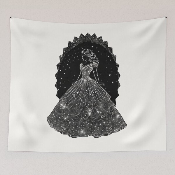 Item preview, Princess in prom dress silhouette designed and sold by All-About-Life.