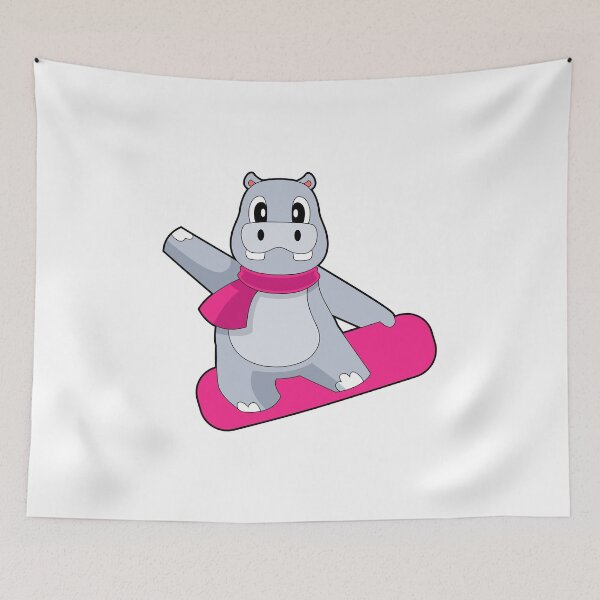 Item preview, Hippo Snowboard Winter sports designed and sold by Snabdesign84.