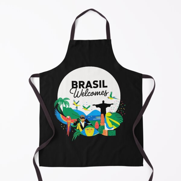 Item preview, Brazil Welcomes Flag Map carnival designed and sold by AnimalsDH305.