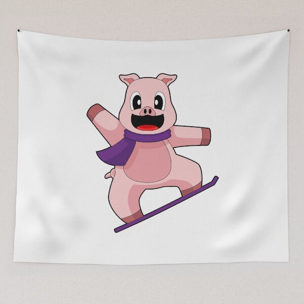 Item preview, Pig Snowboard Winter sports designed and sold by Snabdesign84.