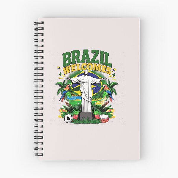 Item preview, Brazil Welcomes Flag Map carnival designed and sold by AnimalsDH305.